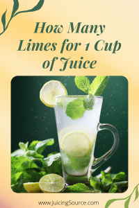 How many limes for one cup of juice